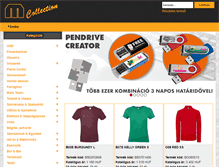 Tablet Screenshot of mcollection.hu